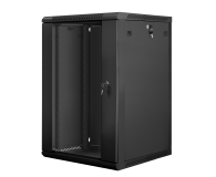 Lanberg Wisząca 19" 18U 600x600mm jednosekcyjna (czarna) - 455307 - zdjęcie 2